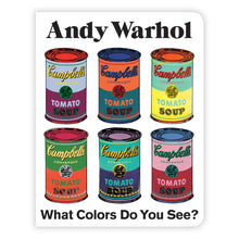 Load image into Gallery viewer, Andy Warhol What Colors Do You See? Board Book