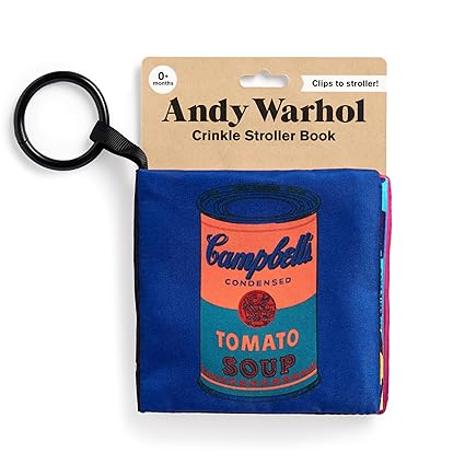 Andy Warhol Crinkle Fabric Stroller Book