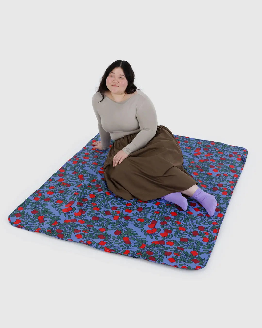 Apple Tree Baggu Puffy Picnic Blanket