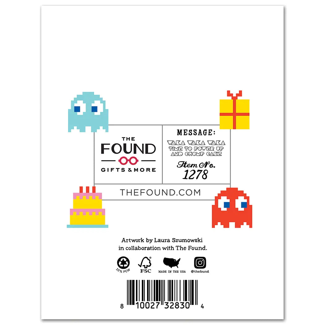 Retro Arcade Birthday Card