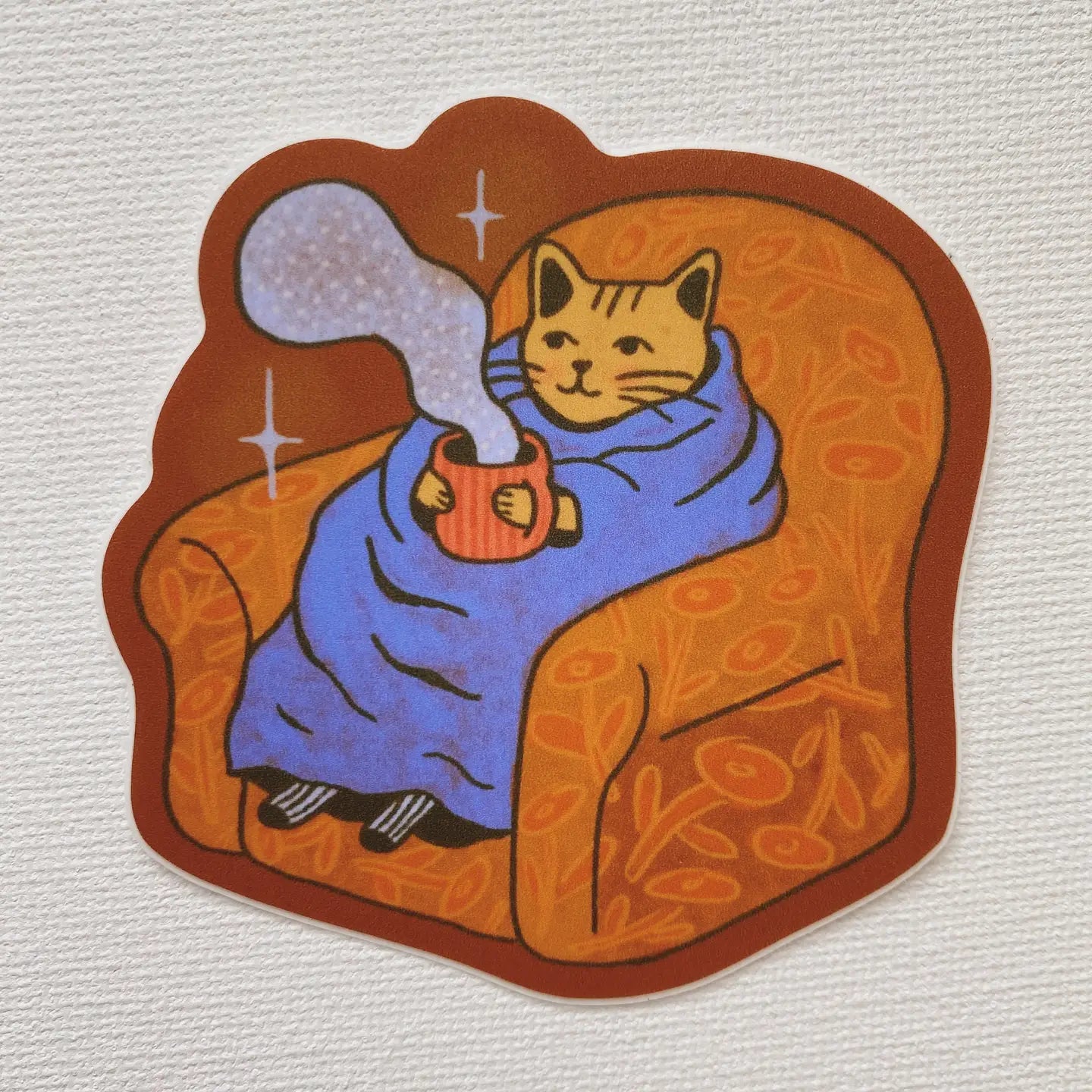 Armchair Cat Sticker