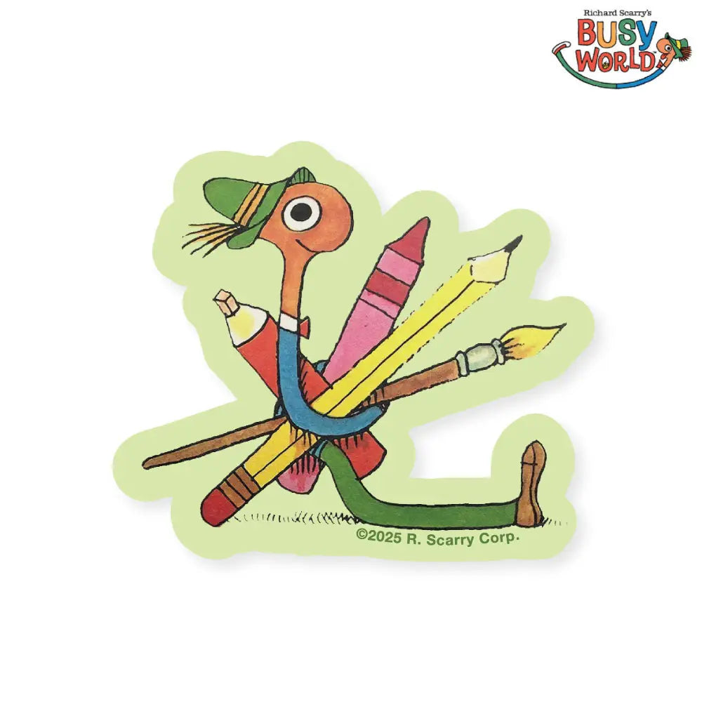 Richard Scarry Lowly Art Sticker
