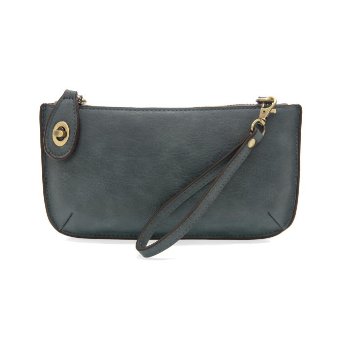 Washed Denim Mini Crossbody & Wristlet