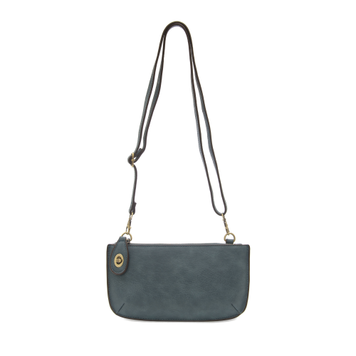 Washed Denim Mini Crossbody & Wristlet