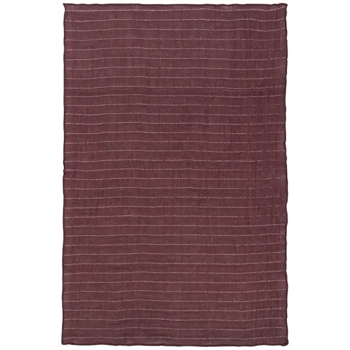 Ash Plum Double Weave Dishtowel Set