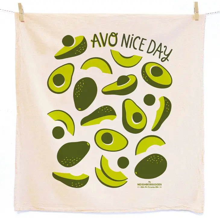 Avo Nice Day Swedish Dish Cloth & Tea Towel Set