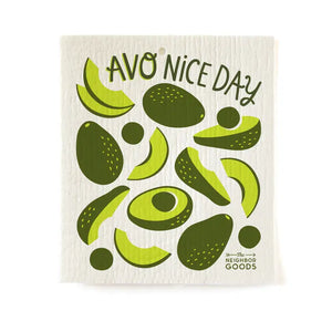 Avo Nice Day Swedish Dish Cloth & Tea Towel Set