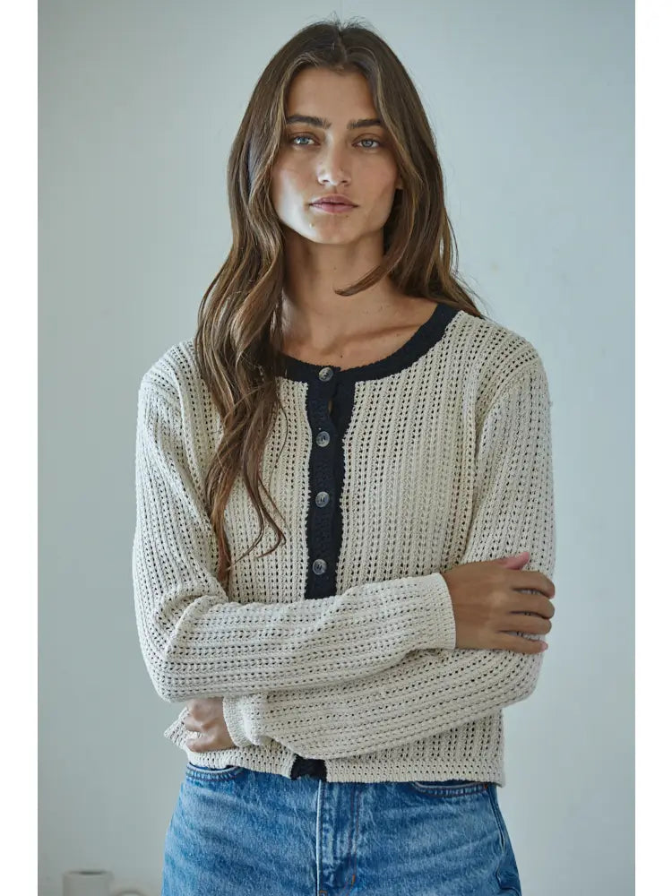 Knit Sweater Cardigan