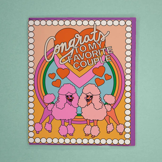 Congrats Favorite Couple Greeting Card