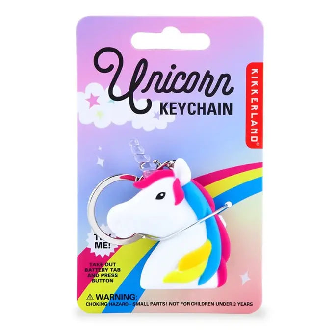 Unicorn LED Keychain
