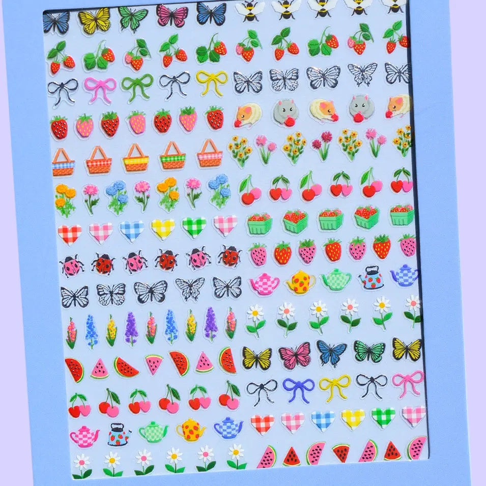 Berry Patch Nail Stickers