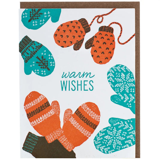 Wool Mittens Holiday Boxed Cards