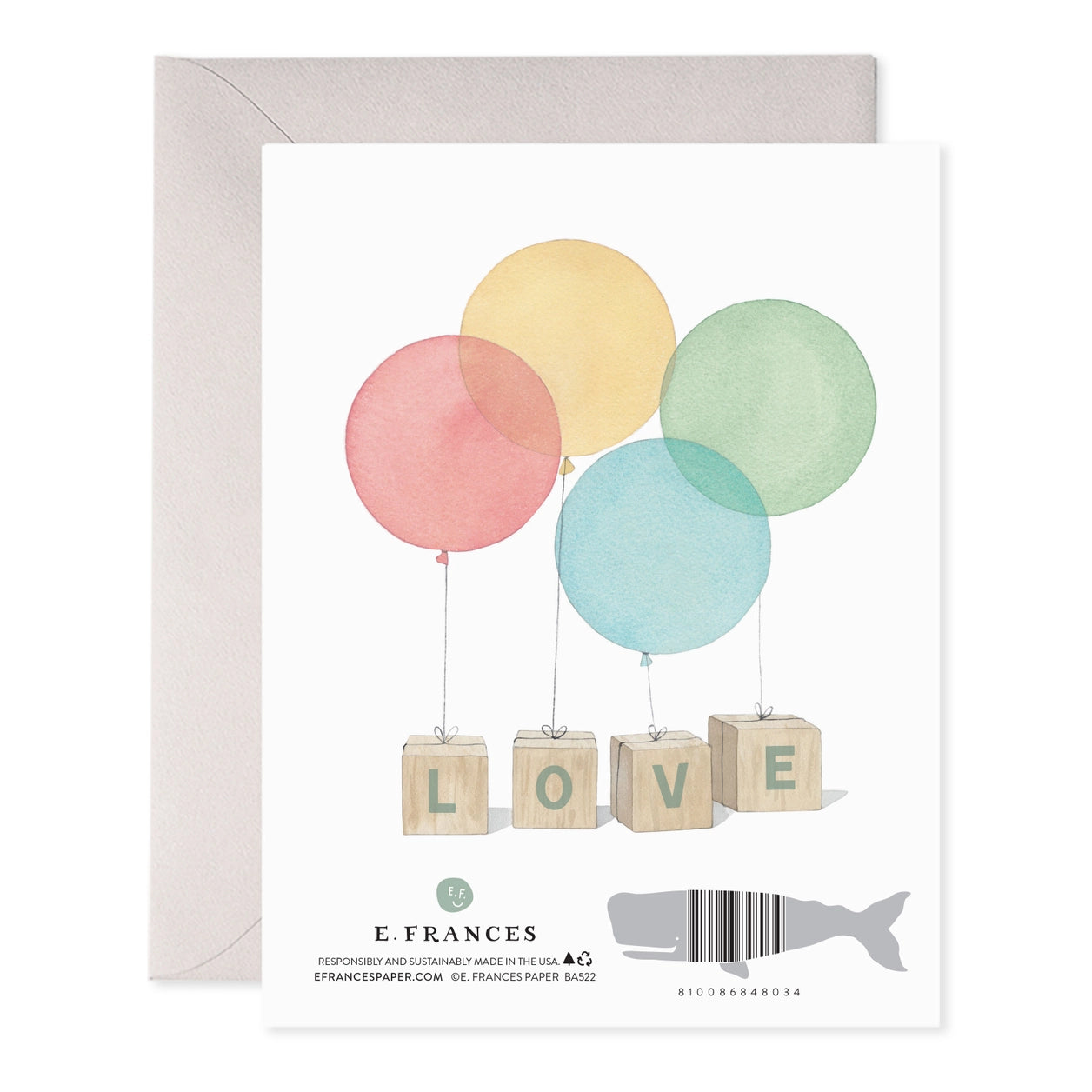Baby Blocks Greeting Card