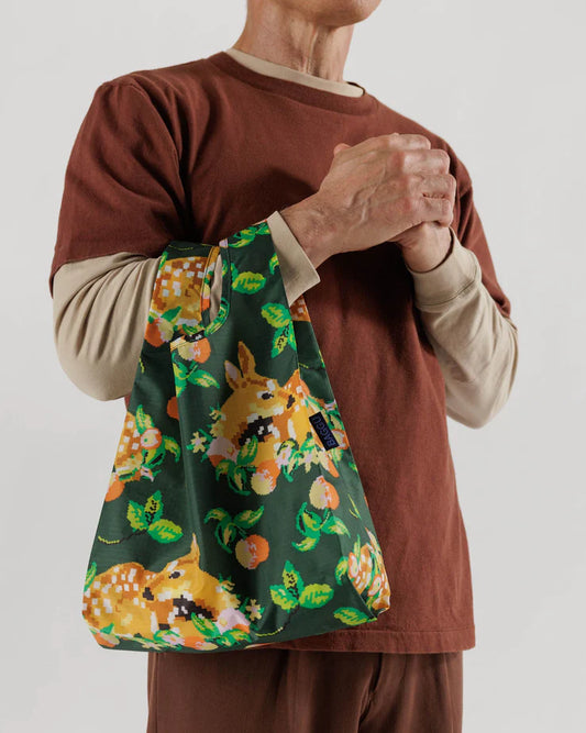 Deer & Florals Baggu Reusable Bag