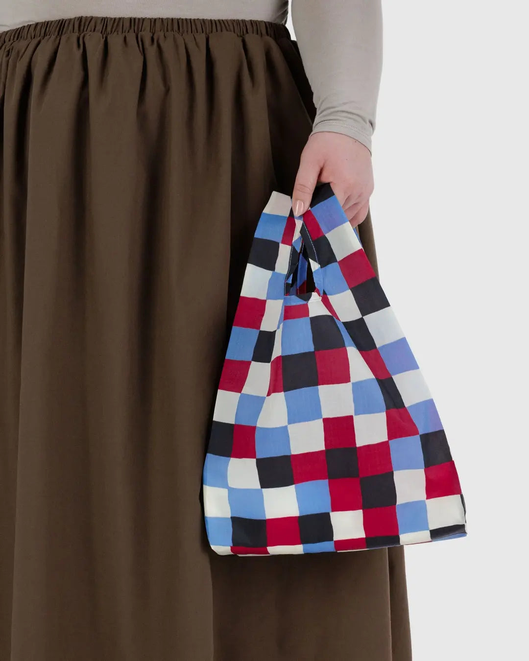 Painted Check Baggu Reusable Bag - Ali's Wagon