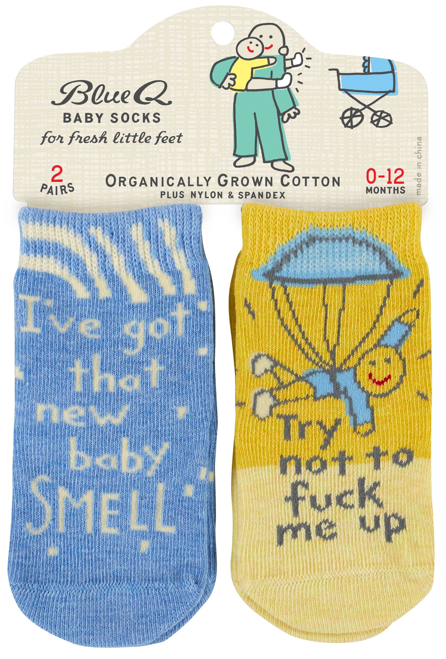 Baby Smell/Don't Fuck Me Up Baby Socks