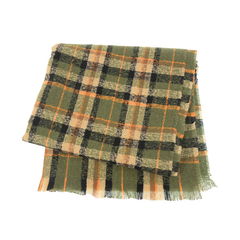Comfy Plaid Scarf
