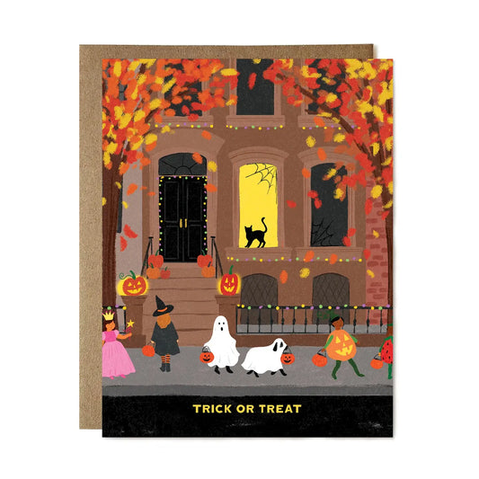 Trick Or Treat Greeting Card