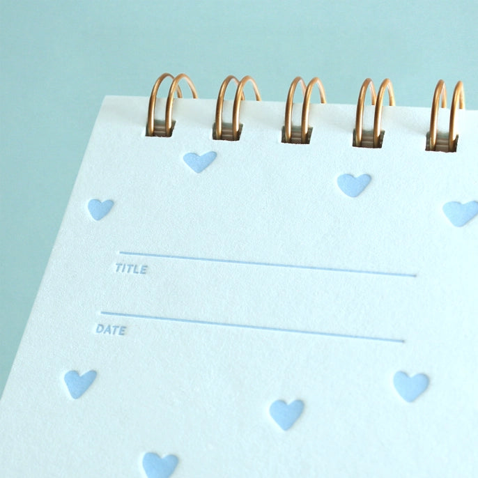 Blue Hearts Reporter Notebook