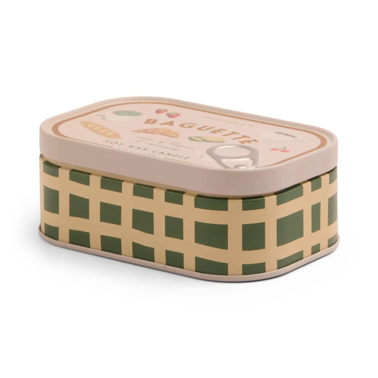 French Baguette Bistro Candle Tin