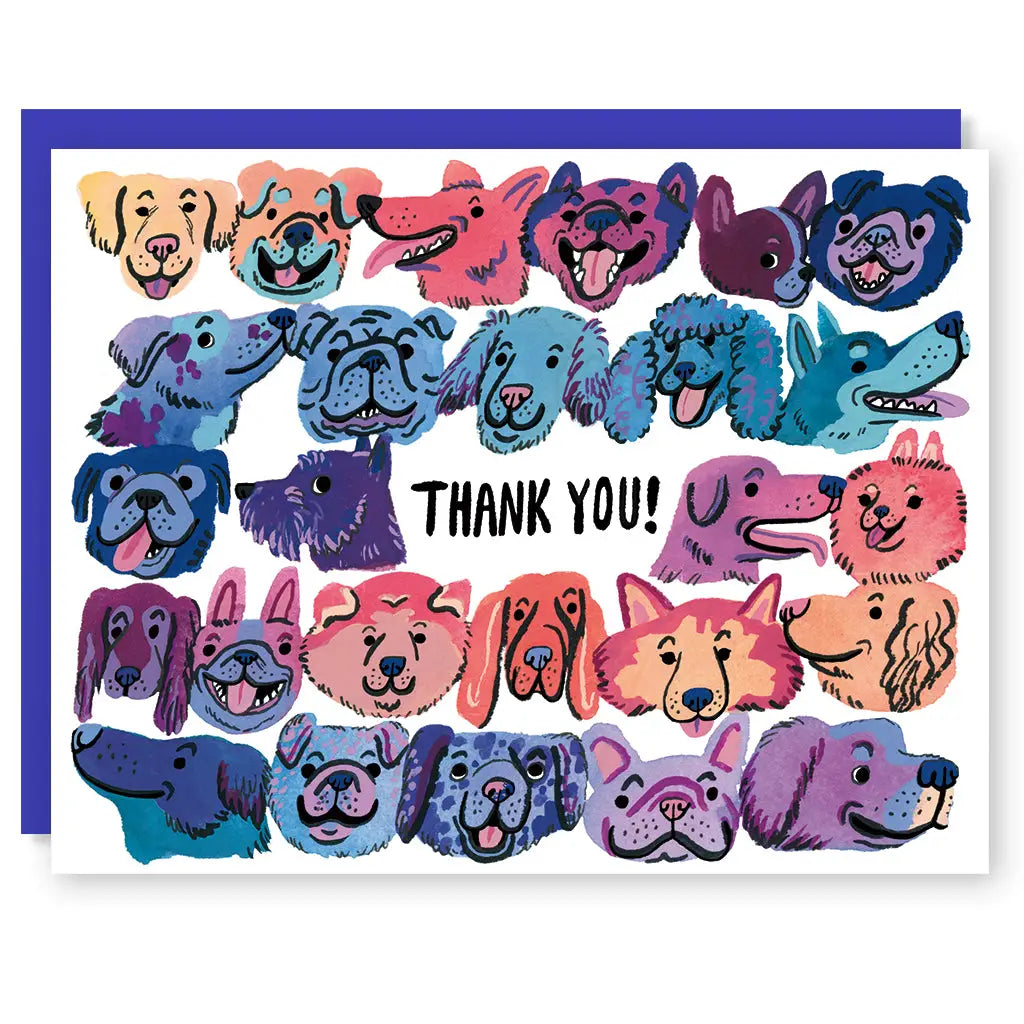 Dogs Thank You Card