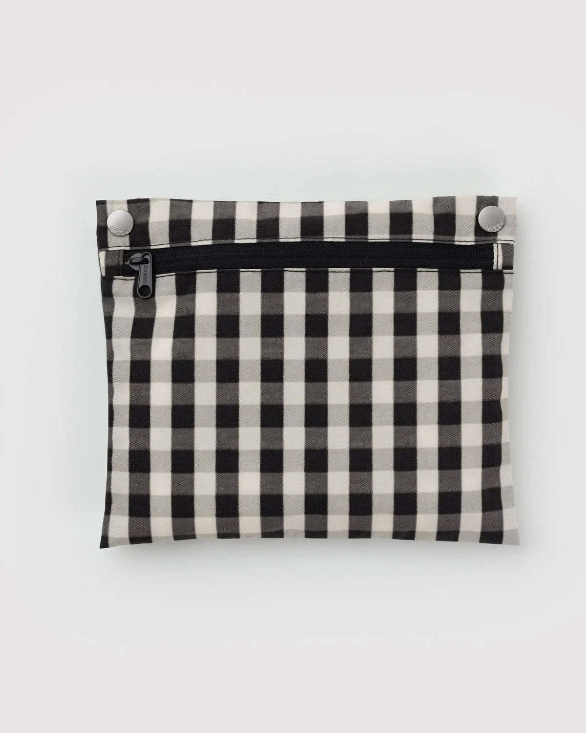 Black & Cream Gingham Cloud Bag