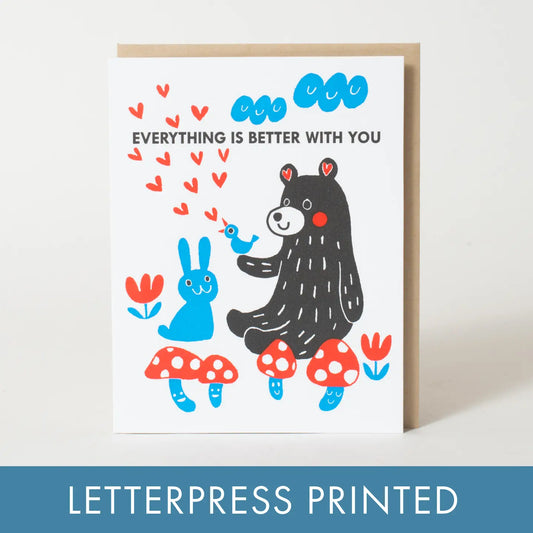 Better With You Greeting Card