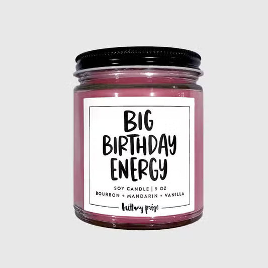 Big Birthday Energy Candle