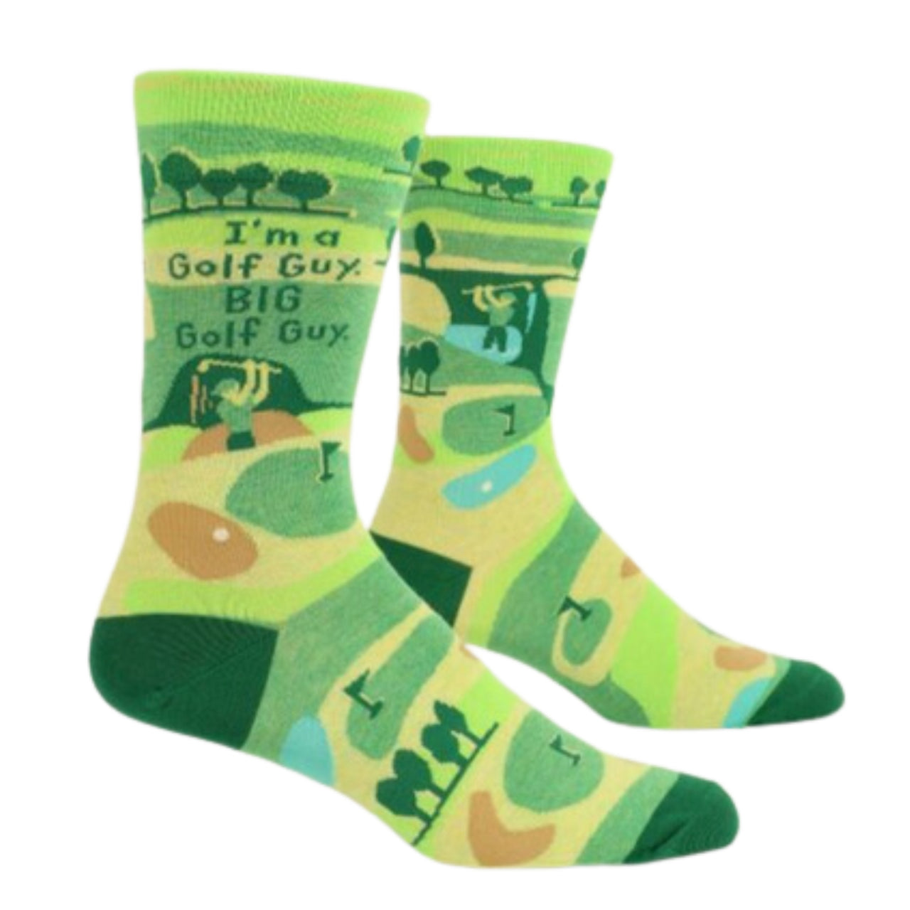 Big Golf Guy Crew Socks