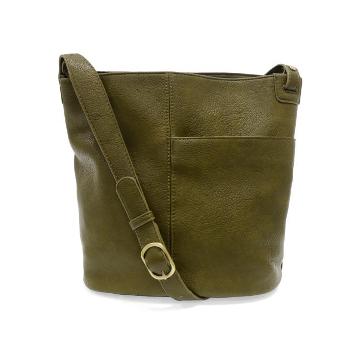 Olive Bindi Bucket Crossbody Bag