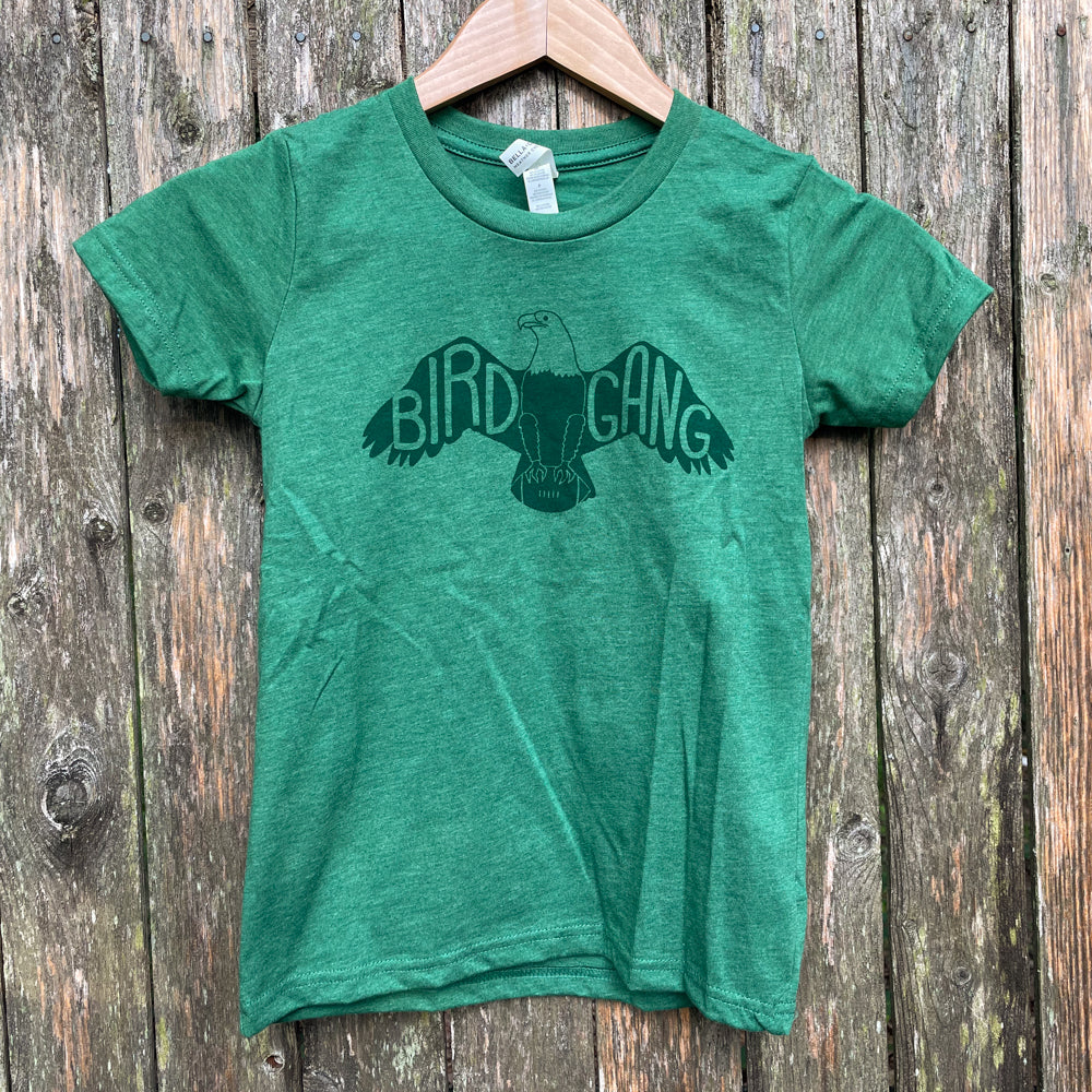 Bird Gang Green Youth Shirt