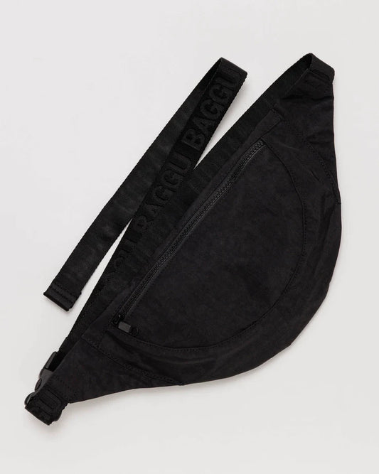 Black Crescent Baggu Fanny Pack