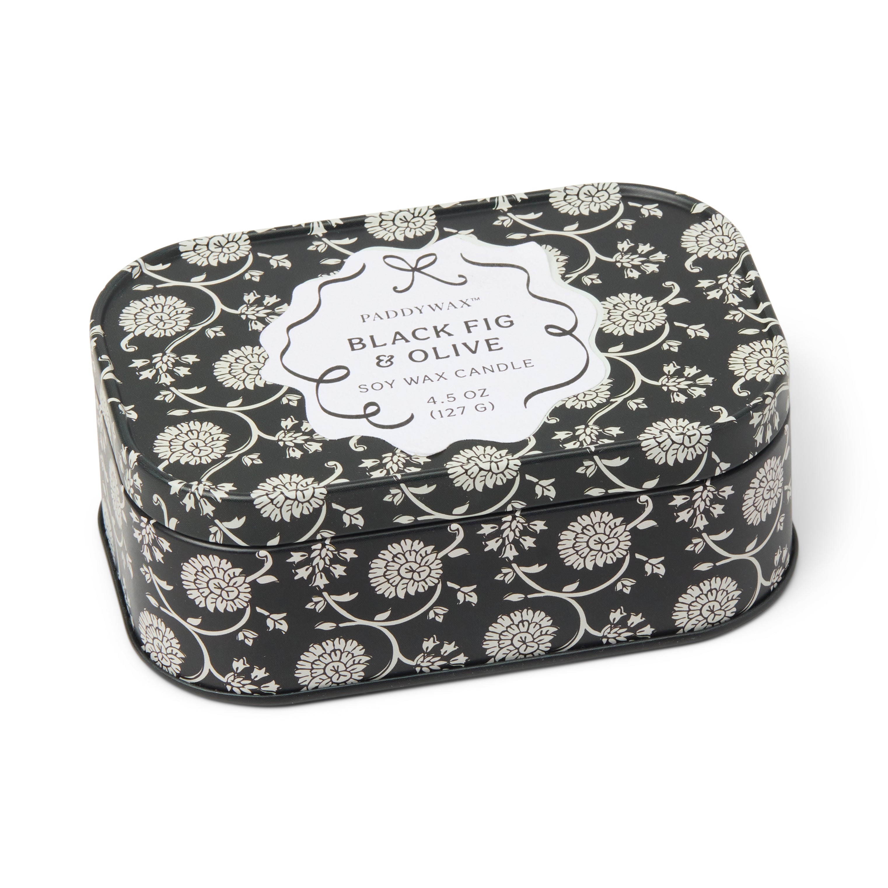 Paddywax Cherie Printed Tin - Black Fig & Olive - Thumbnail 3