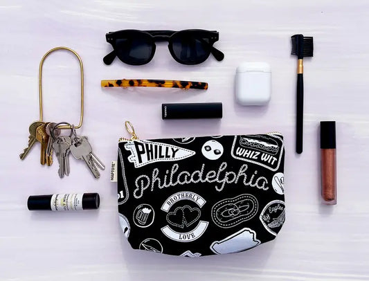 Philly Pins & Patches Zip Pouch