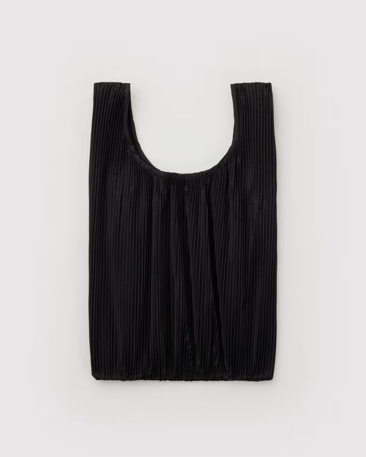 Black Pleated Baggu