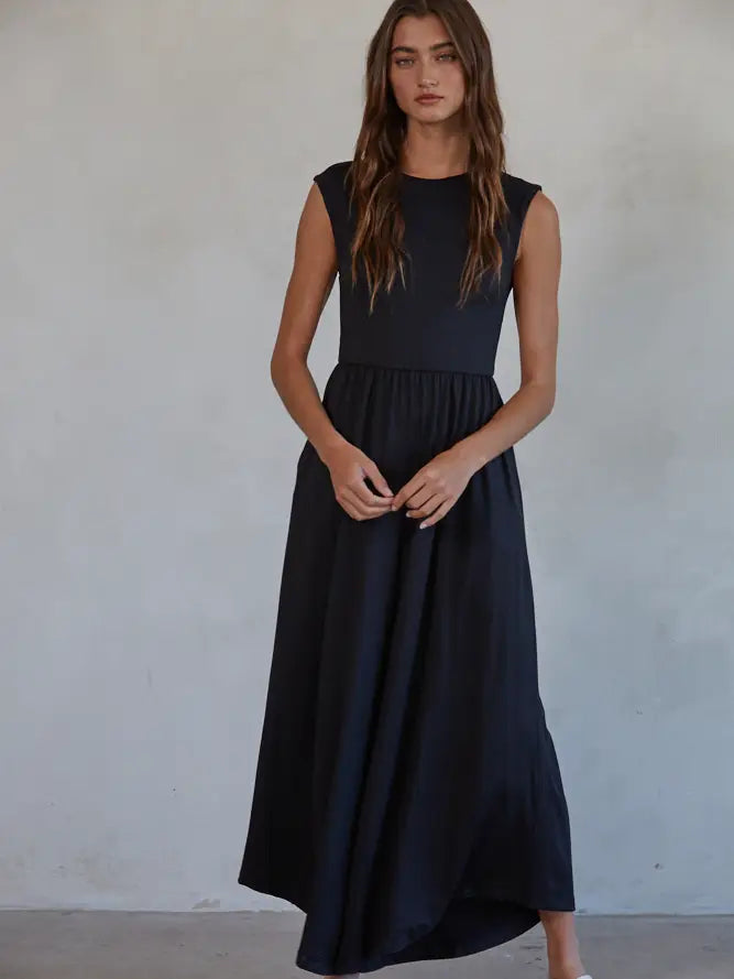 Sleeveless Open Back Wide Leg Jumpsuit