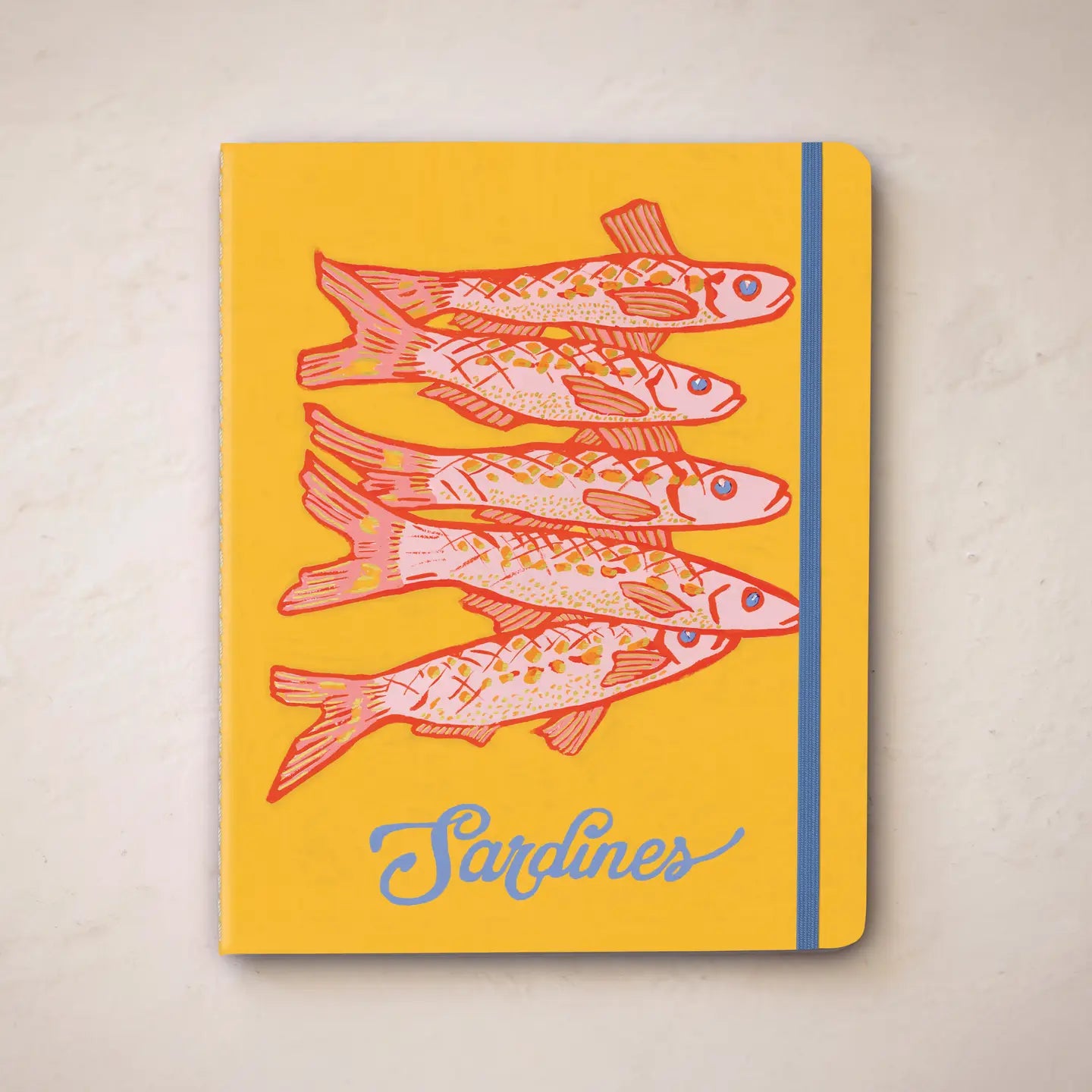 Blue Sardine Tins Notebook Trio