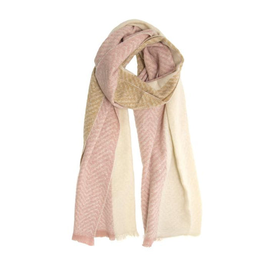 Blush Chevron Trio Scarf