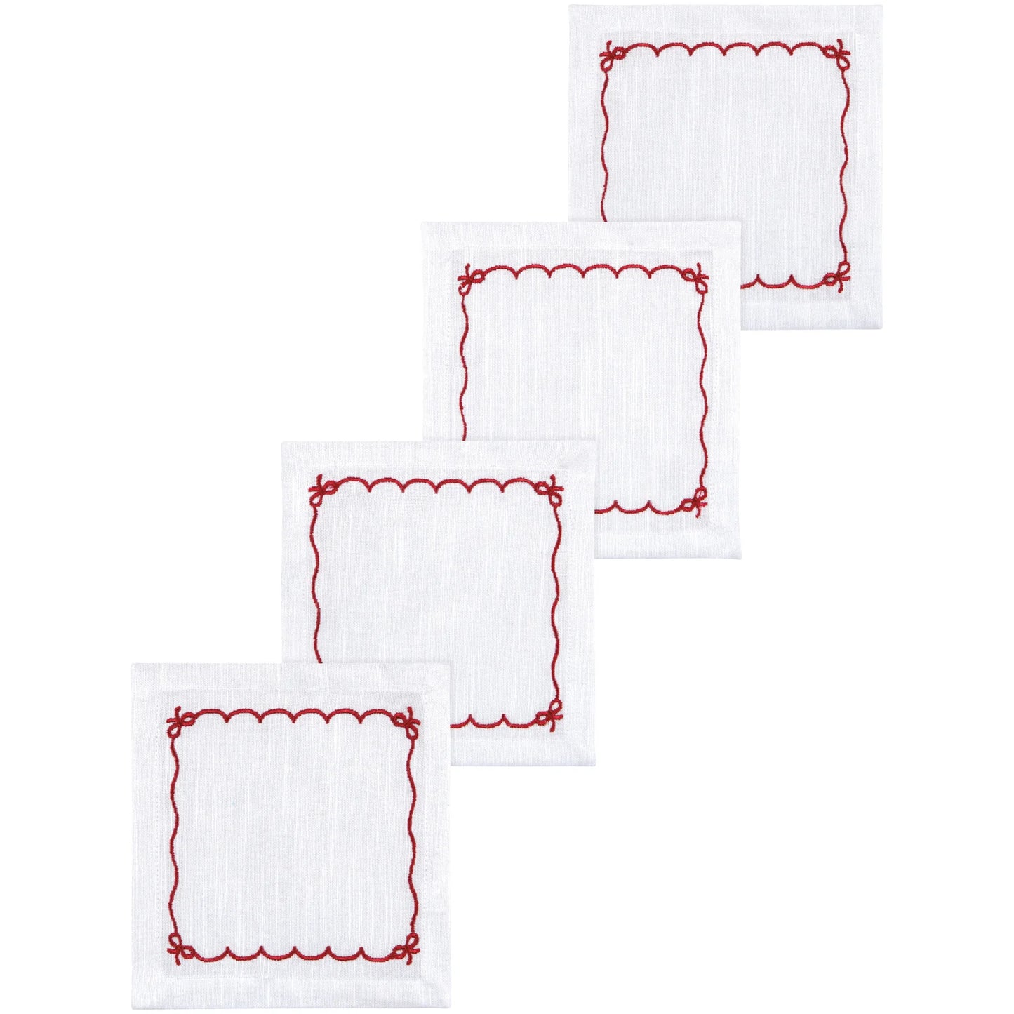 Bowtique Cocktail Napkins Set of 4