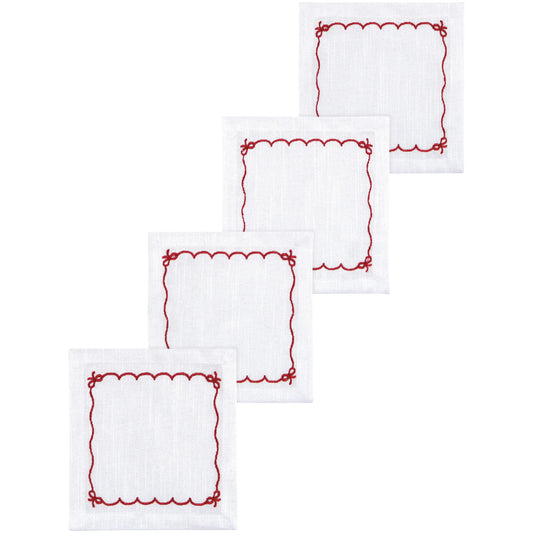 Bowtique Cocktail Napkins Set of 4