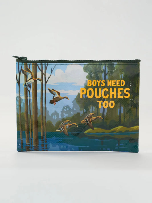 Boys Need Pouches Too Zipper Pouch