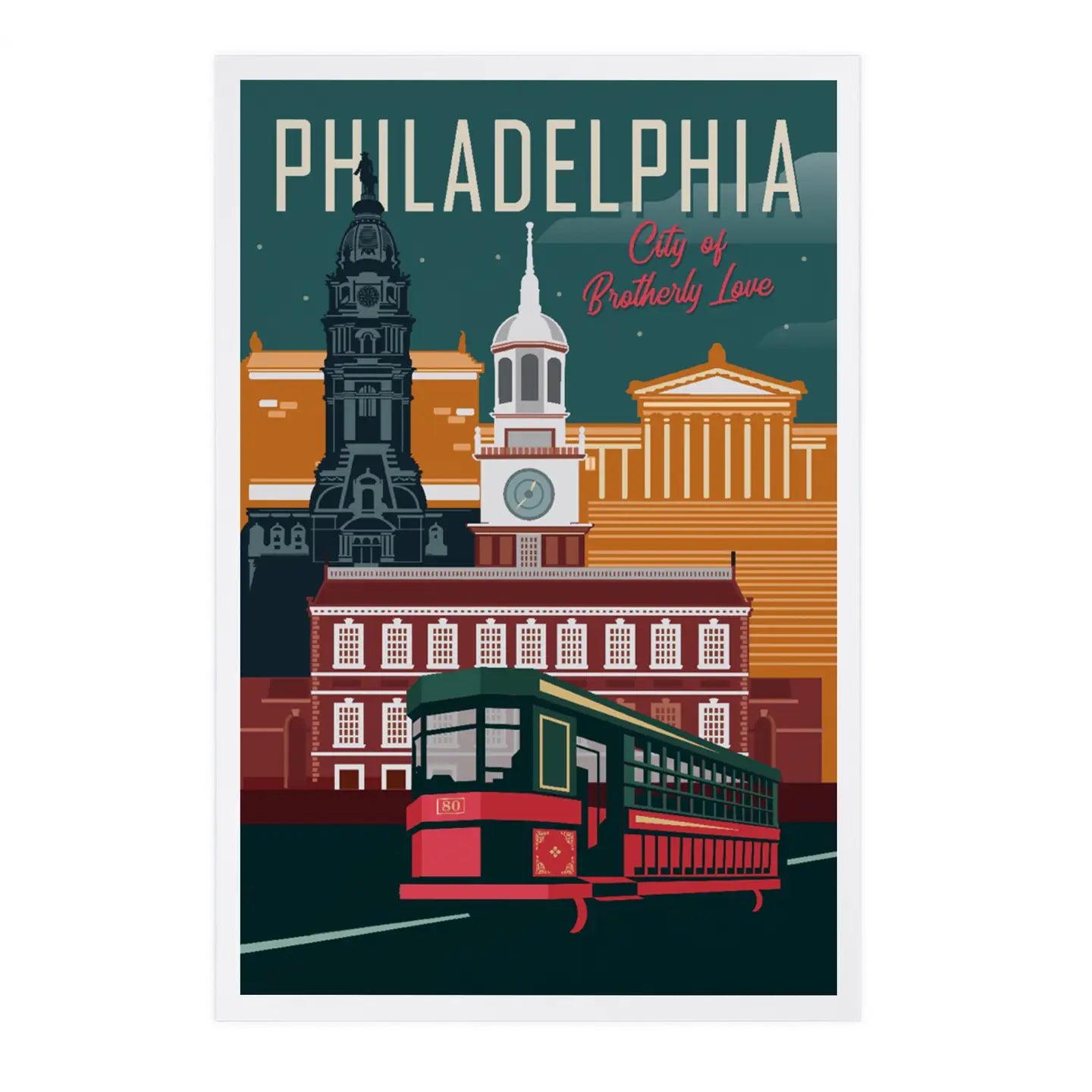 Brotherly Love Postcard