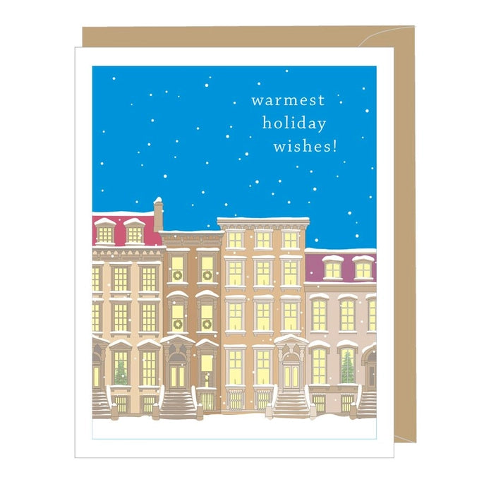 Holiday Brownstones Christmas Card Boxed Set