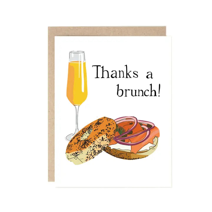 Brunch Thank You Greeting Card