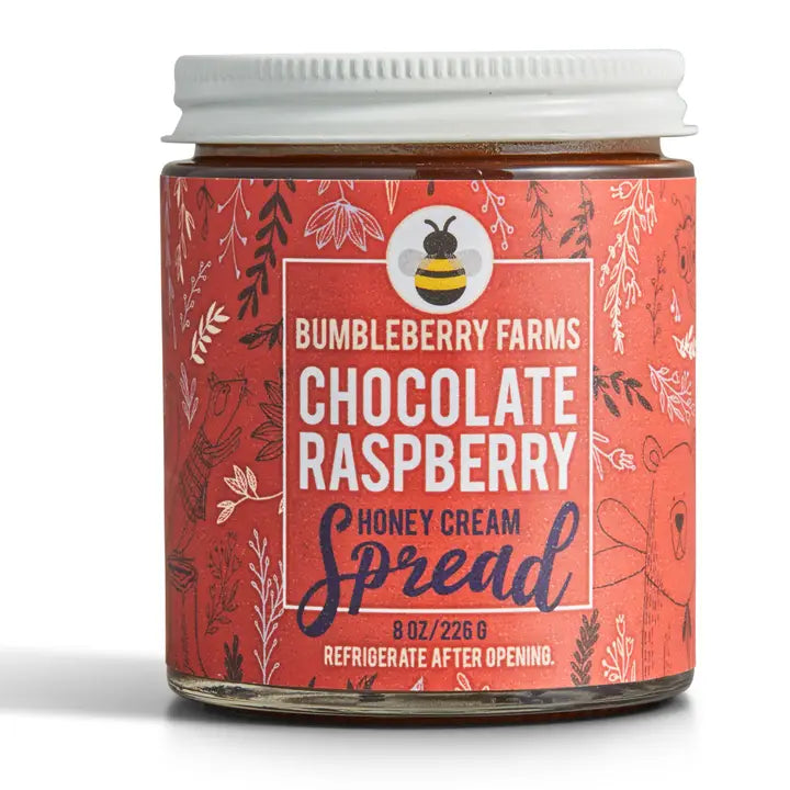 Chocolate Raspberry Honey Cream Spread