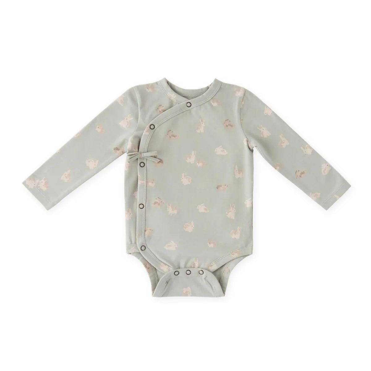 Hoppy Bunny Long Sleeve Kimono Onesie