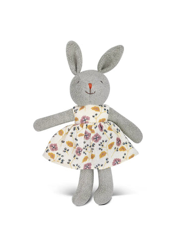 Little Bunny Pink Flowers Plush Toy