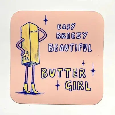 Butter Girl Sticker