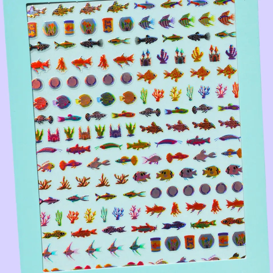 Fish Food Nail Stickers
