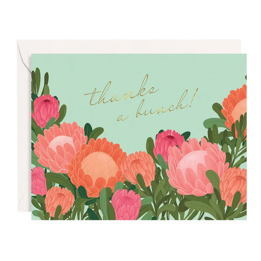Protea Bloom Thank You Card - Boxed Set